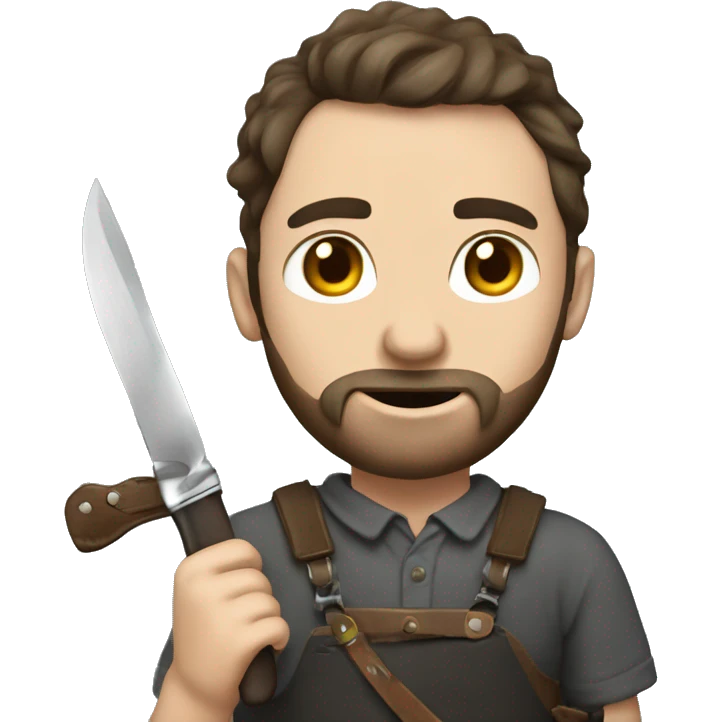 argentino con cuchillo emoji