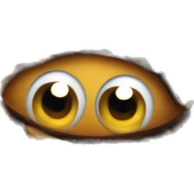 eyed pinecone, emoji