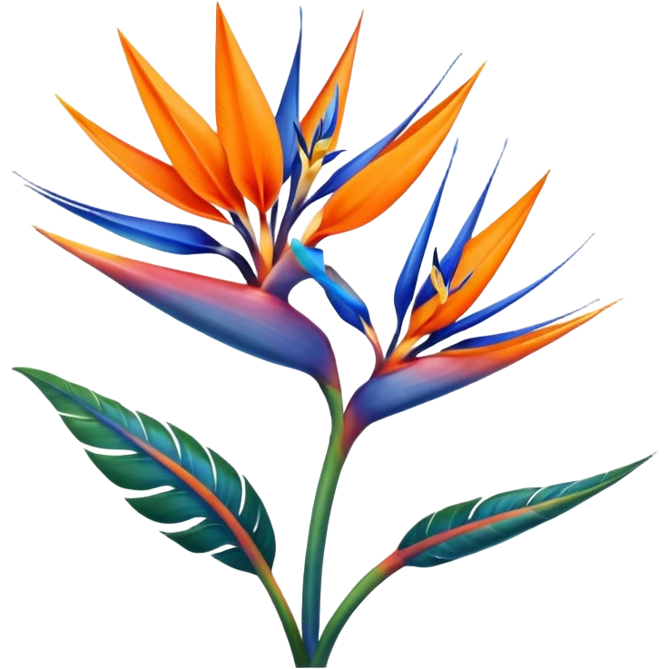 bird of paradise flower emoji