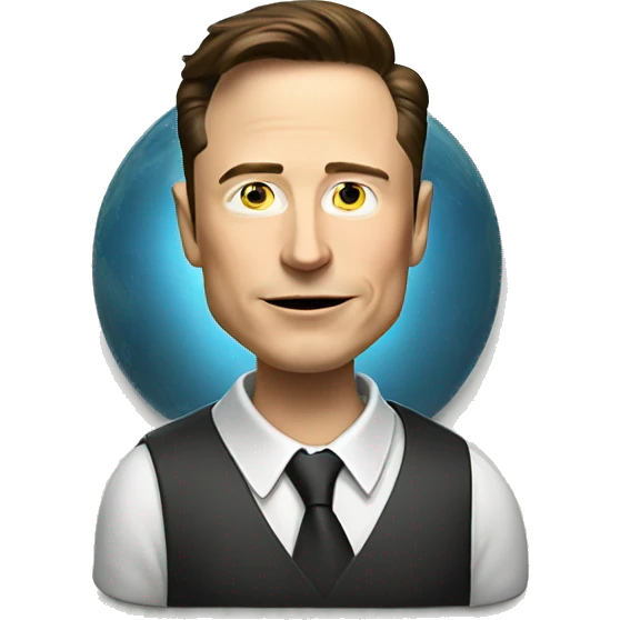 MONEY CALCULATING ELON MUSK emoji