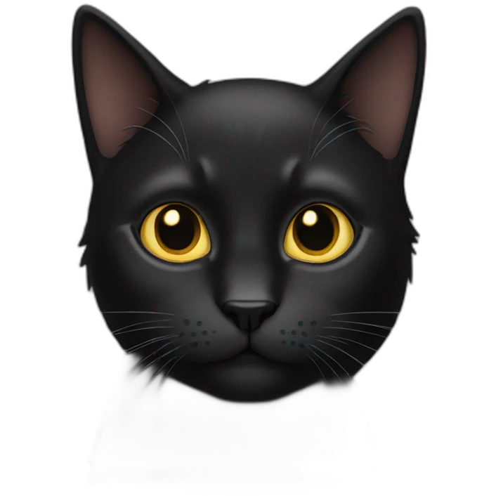 Black cat emoji