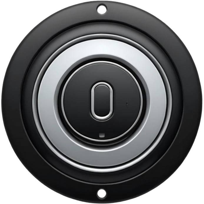 car switch on engine button in black emoji