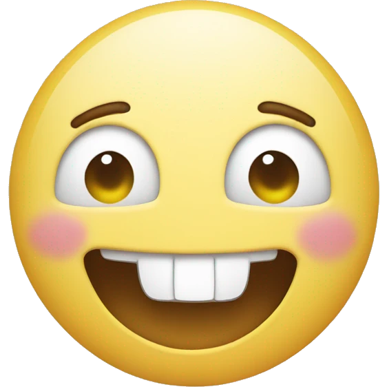 Caring smilie face  emoji