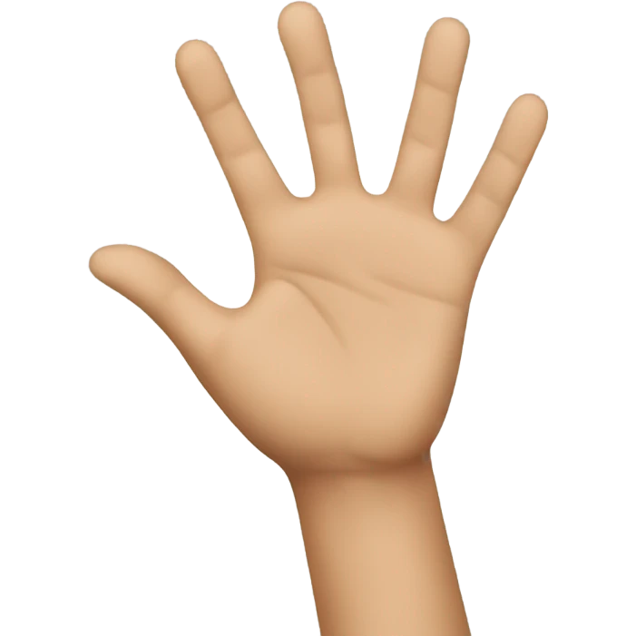 Hands in the air emoji