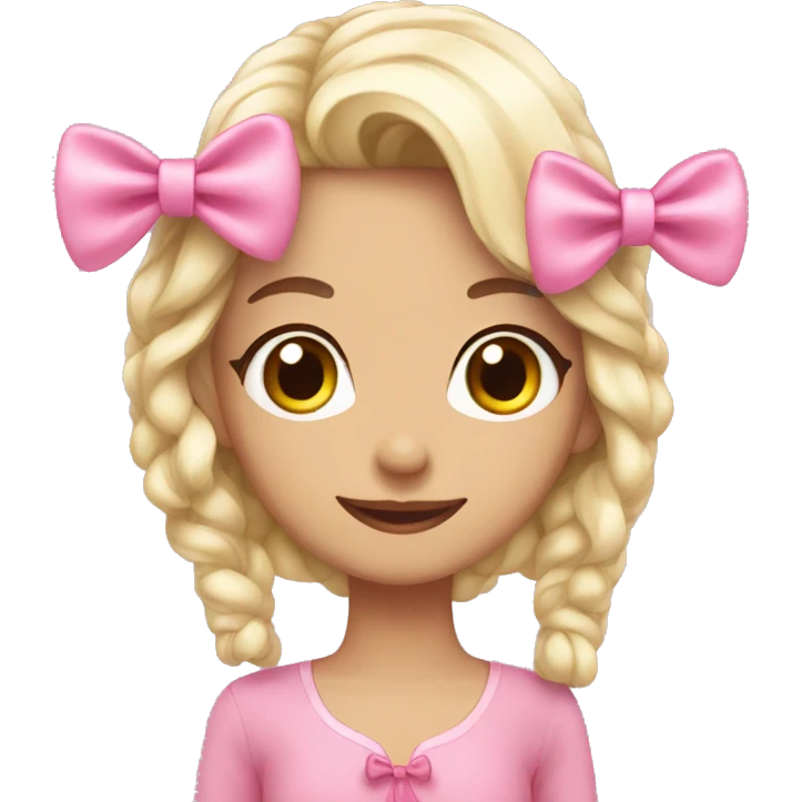 Me with pinky bows  emoji