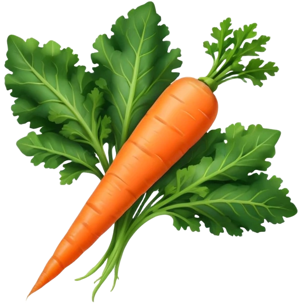 Vegetable Peels, carrots, kale, spinach, greens  emoji