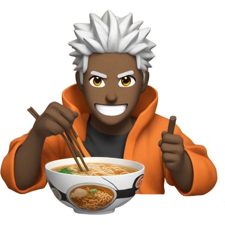 naruto eating ramen emoji
