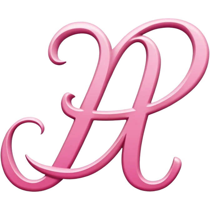 Pink romantic letter emoji