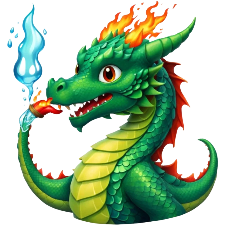 dragon drinking emoji