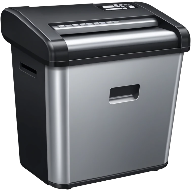 paper shredder emoji