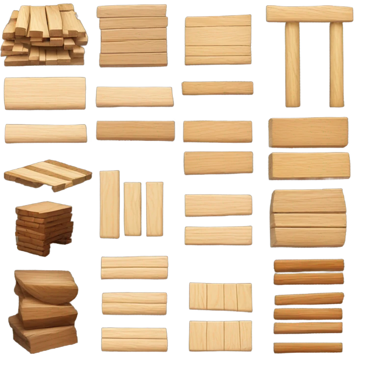 building material wood emoji