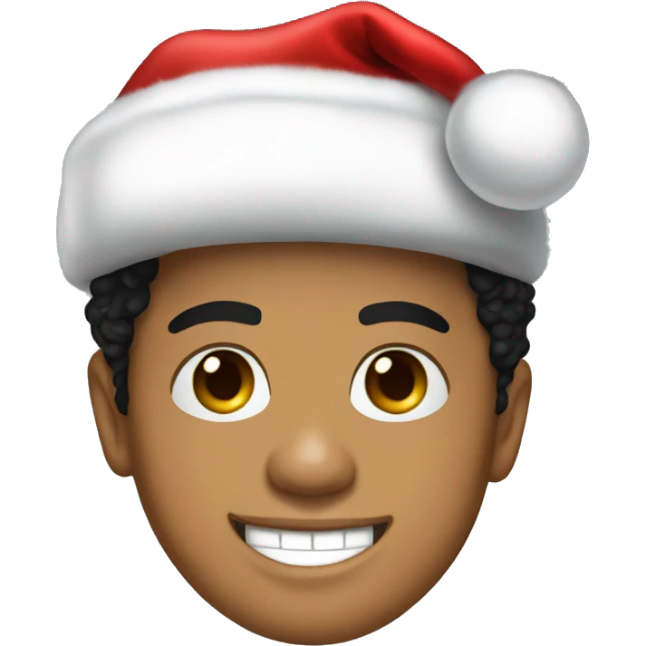 bruno mars with santa hat emoji