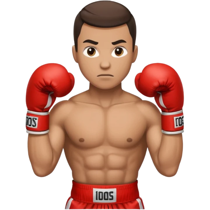 athlete in boxing gloves emoji