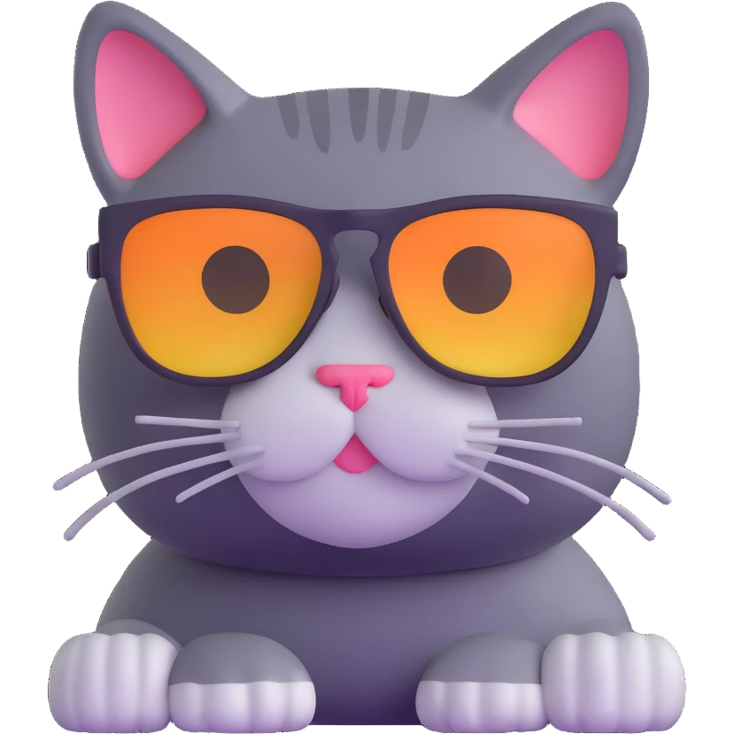cat wearing sunglasses emoji