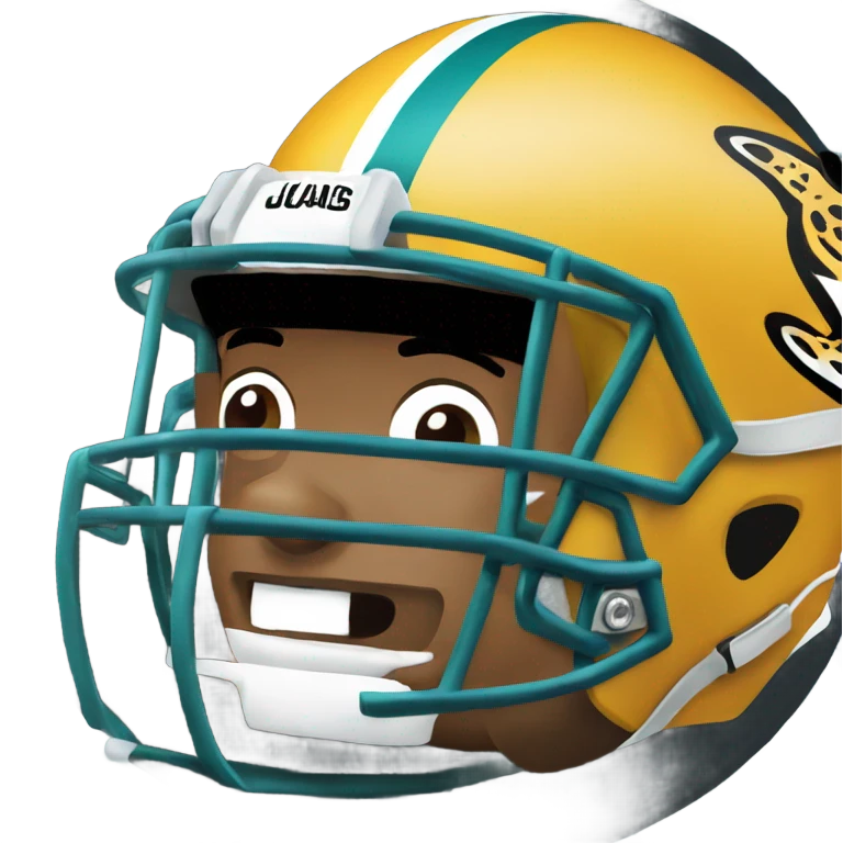 Jacksonville jaguars football helmet emoji