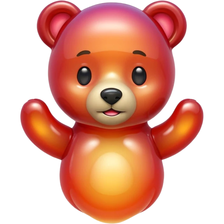 jelly bean bear emoji