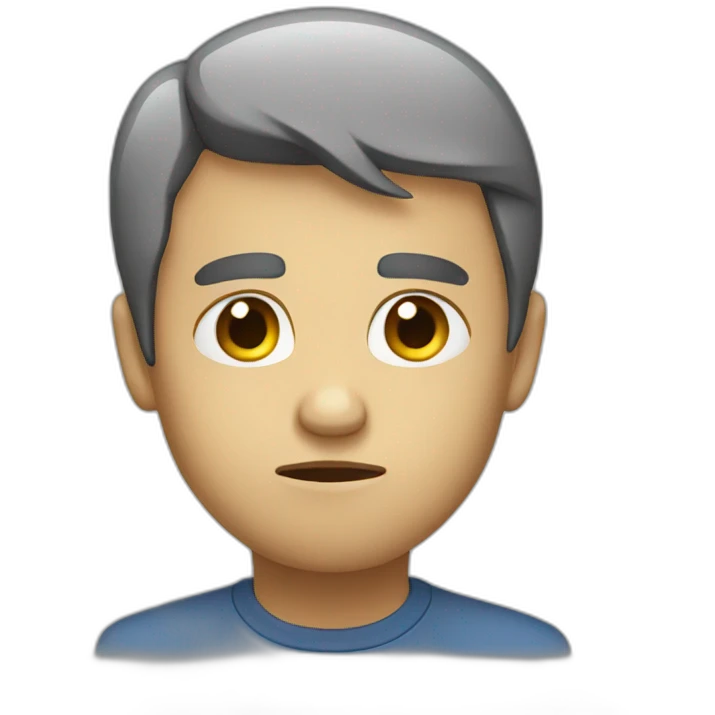 Triste emoji