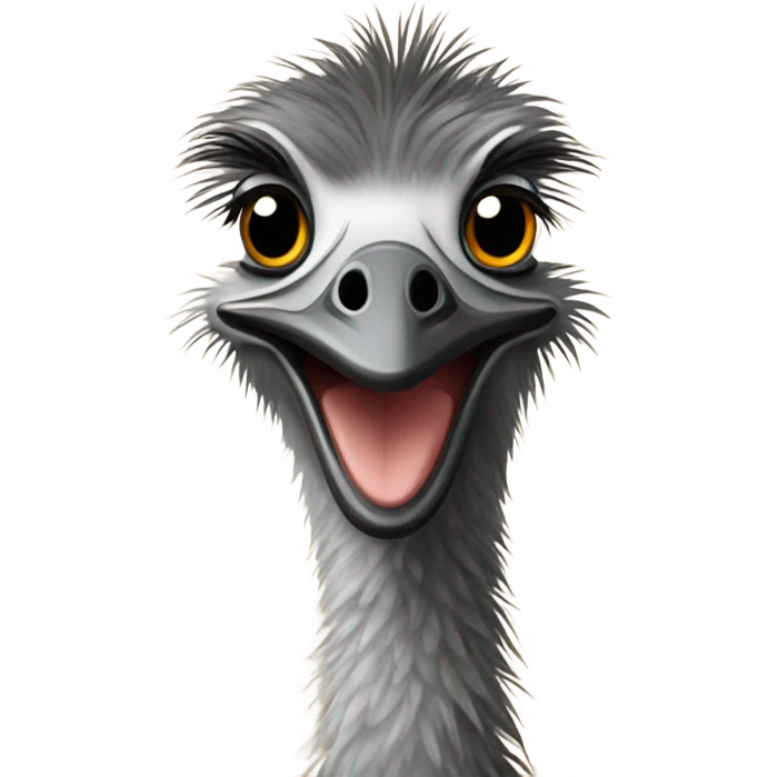 Emu in kangaroo pouch emoji