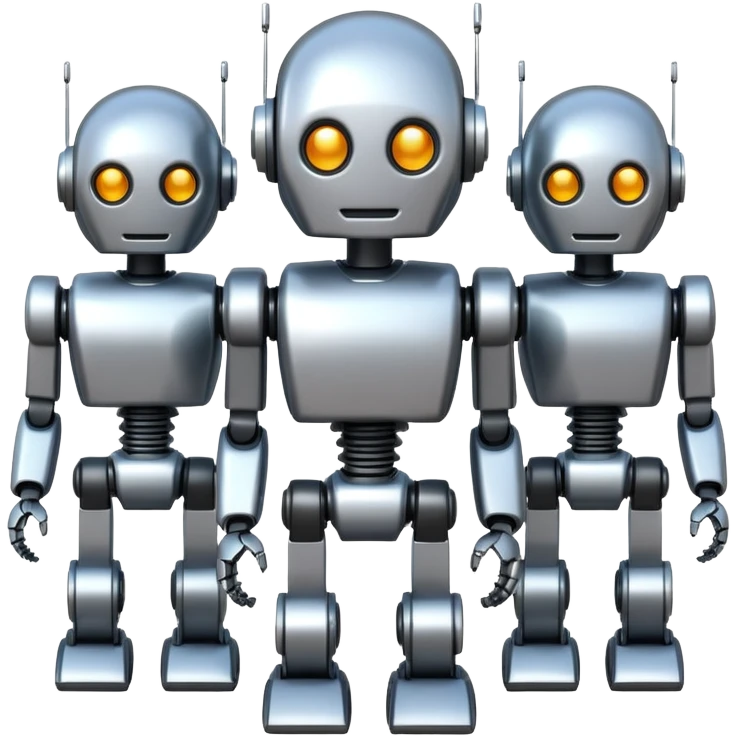 Create an AI generated robots emoji