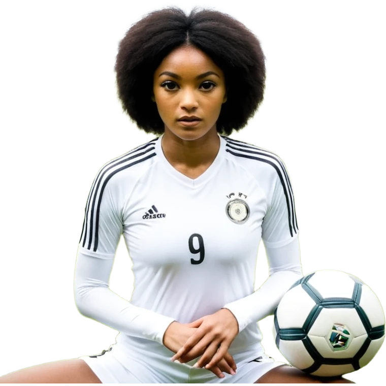 Кобра с чёрными и белыми глазами . У неё чёрно-белая футбольная форма с надписью FangElite emoji