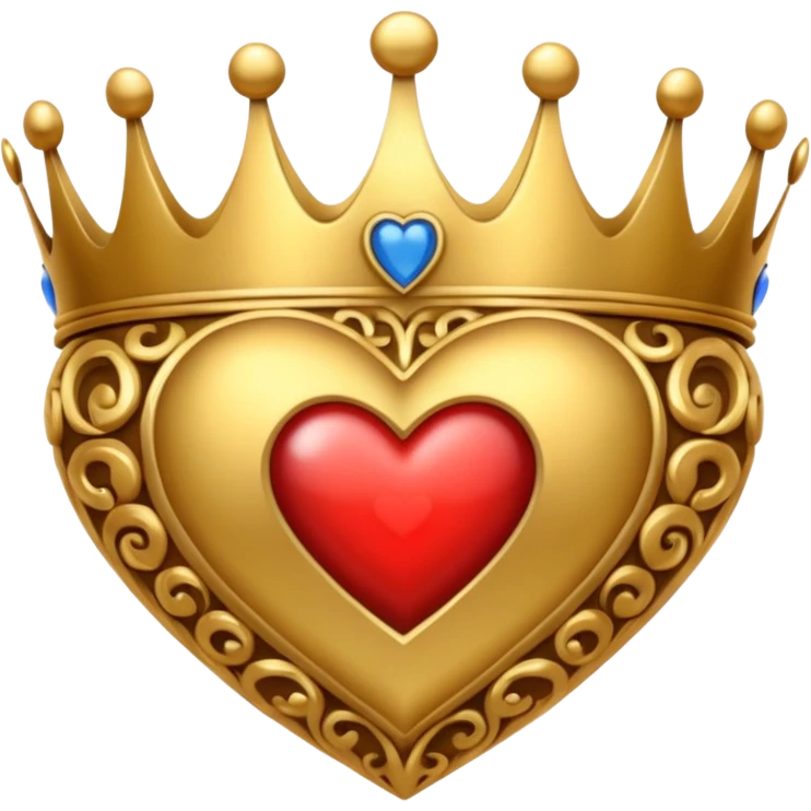crown heart emoji