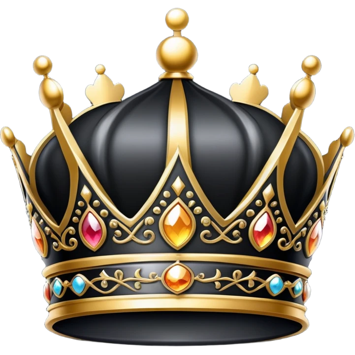 black crown emoji