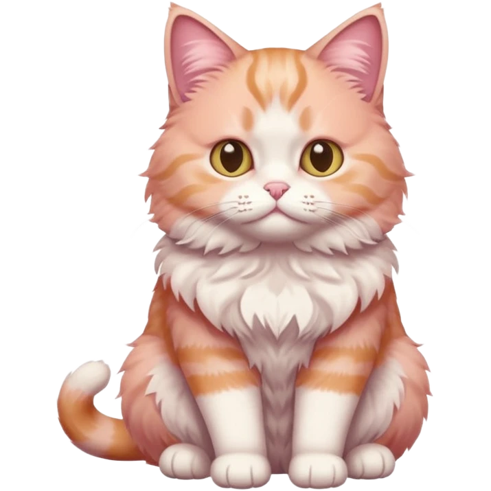 full body of Brishtish pink cat emoji