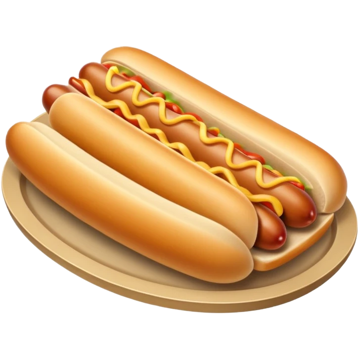 hot dog with french fries on a tray emoji