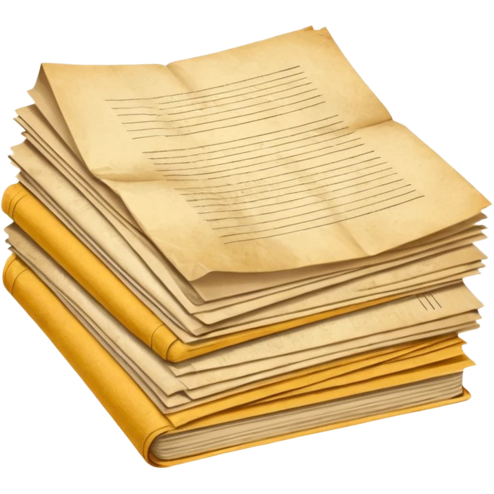 vintage papers emoji