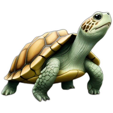 Tortue sur loutre emoji