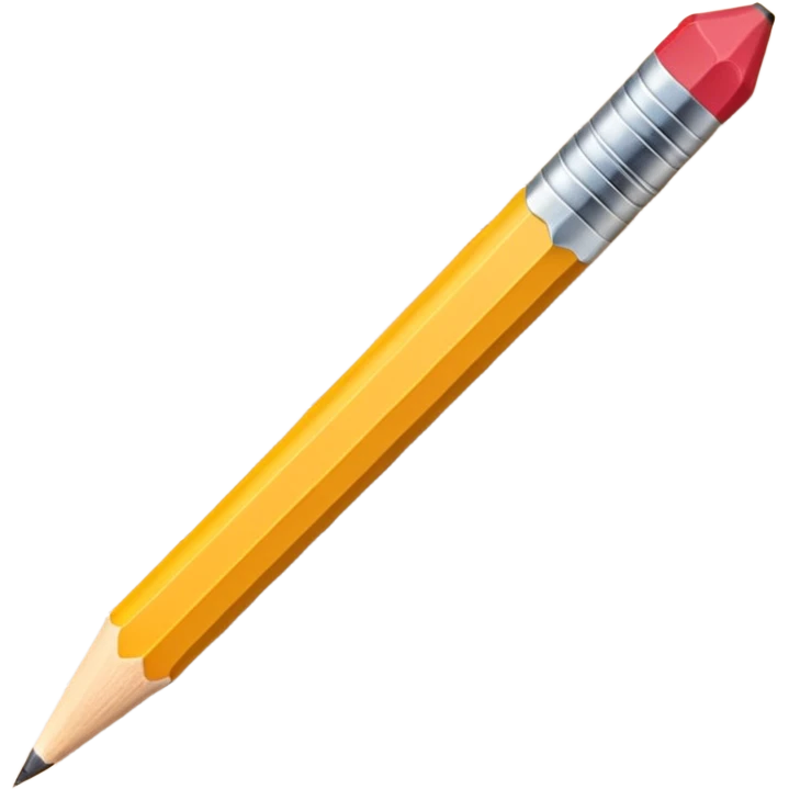 a pencil and ruler over a pattern, polished and modern look emoji