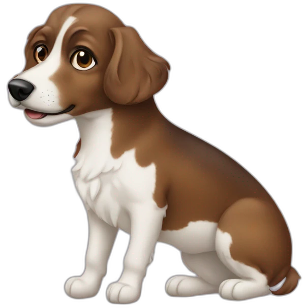 jane austen as a dog emoji