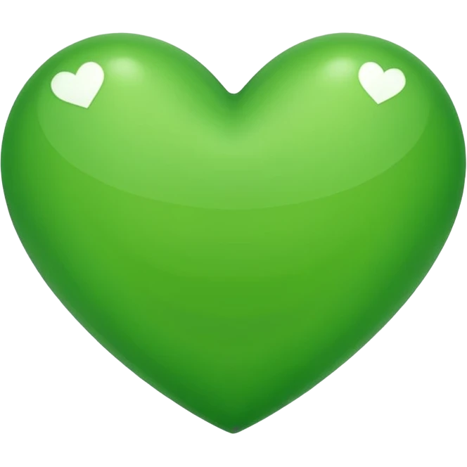 Corazón verde emoji