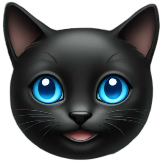 a black cat with blue eyes smiles and holds a lot of dollars emoji