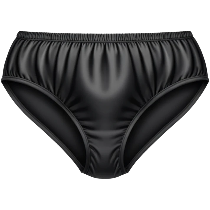 Plain Black panties emoji