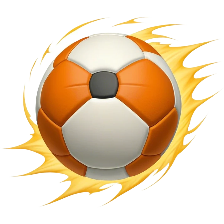 Cinematic Realistic image of an AFL ball captured mid-flight with dynamic motion blur and finely detailed rugged textures, set under dramatic stadium lighting that evokes high-energy athleticism emoji