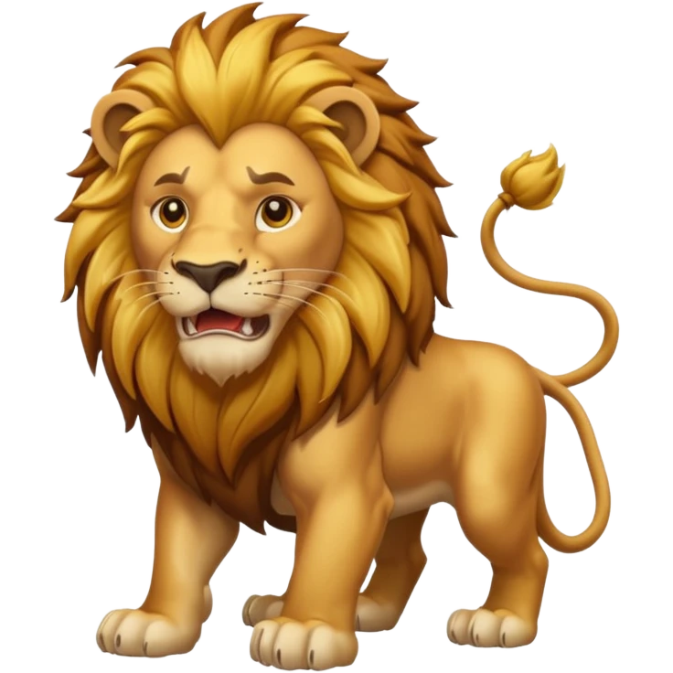 fucked lion emoji