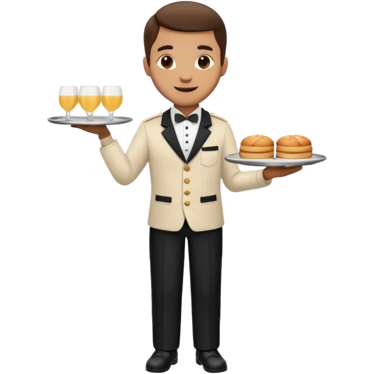 meseros cuerpo completo emoji