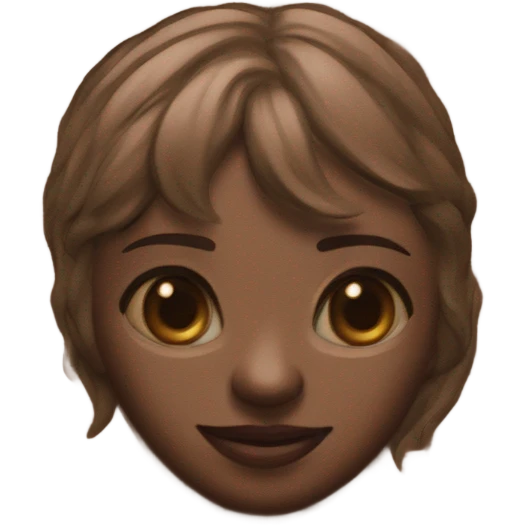 Brown Louise Carmen journal emoji