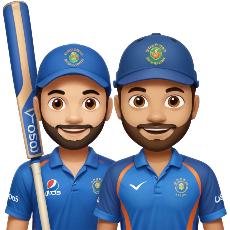 Virat Kohli and rohit sharma  emoji