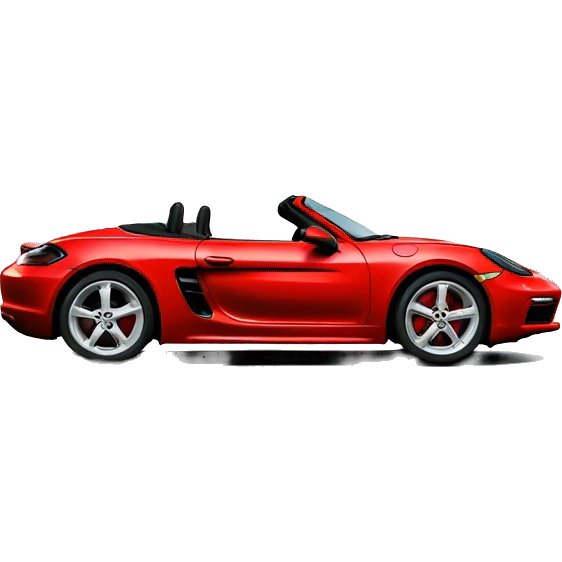 red 718 boxster emoji