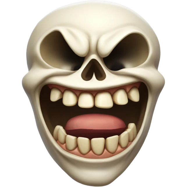 Cackling skull  emoji