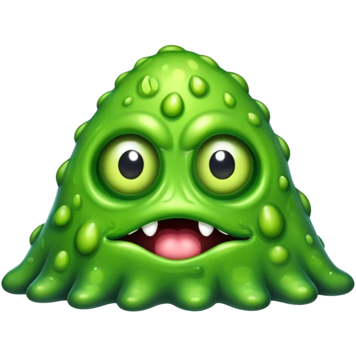 slimy blob monster with one eye emoji