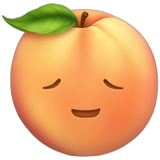 Big peach emoji