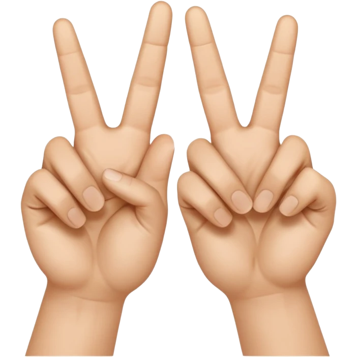 Something similar to this emoji "✌️" with let it show that it is made with AI emoji