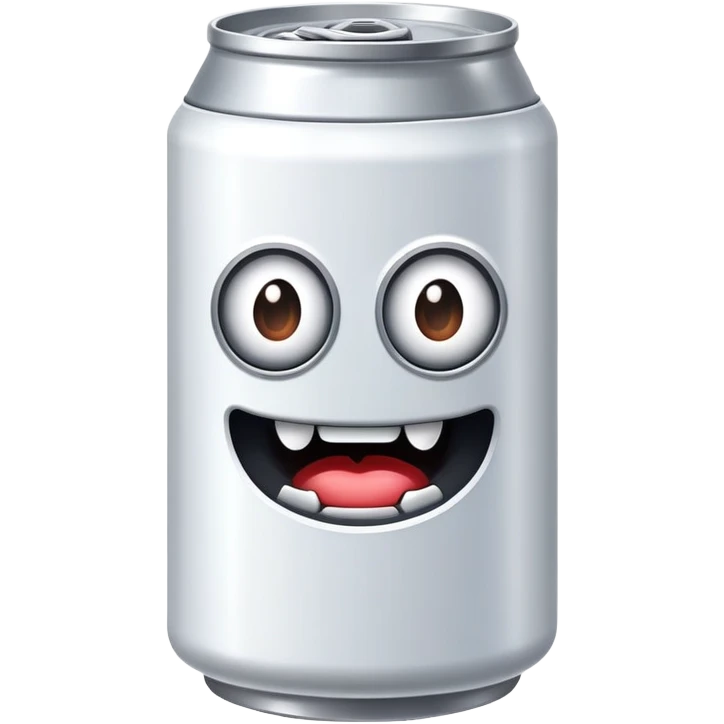 white monster can emoji