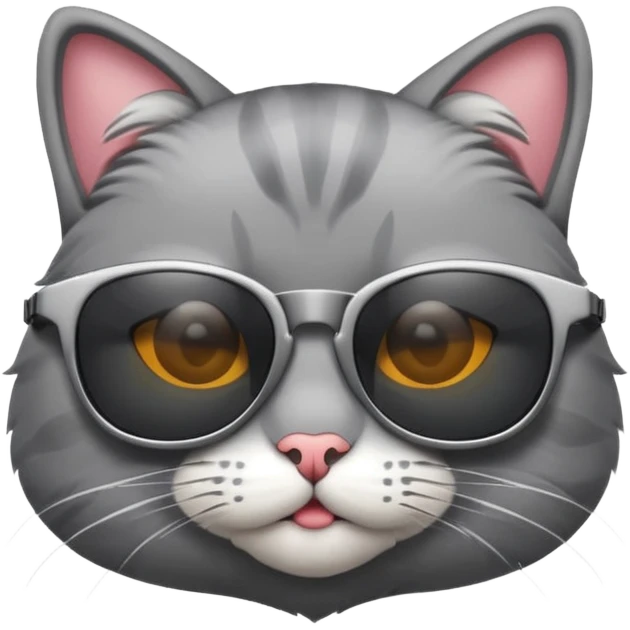 Cat wearing sunglasses emoji