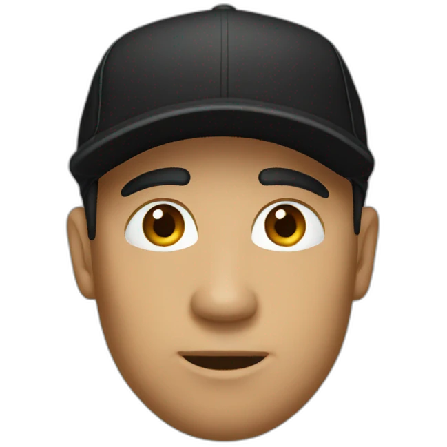 Black cap  emoji
