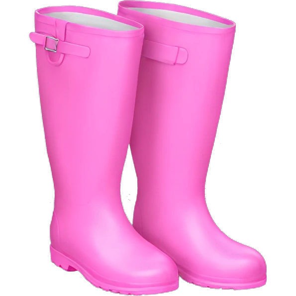 Rain boots.. emoji
