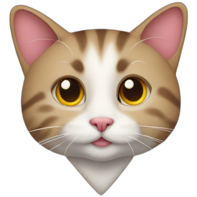 Cat surrounded heart emoji